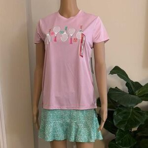 BCG Pink and Green Kids Matching Tennis Set